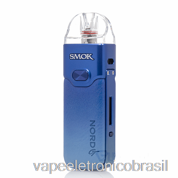 Vape Eletrônico Smok Nord Gt 80w Sistema Pod Couro Gradiente Azul